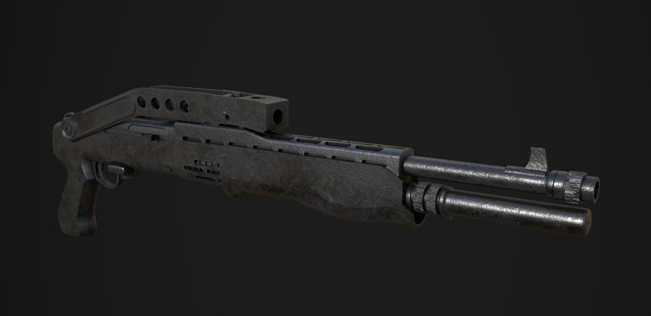 Weapon Pack Low-poly 3D model_95