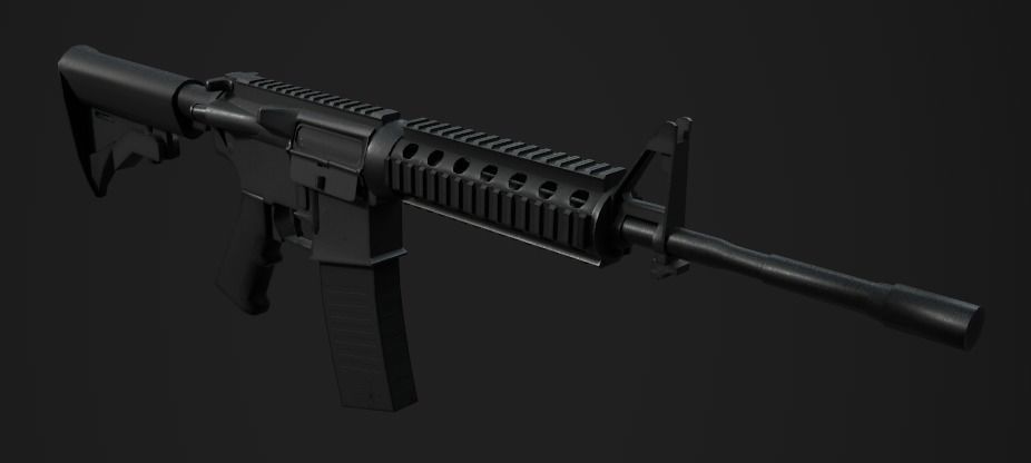 Weapon Pack Low-poly 3D model_27