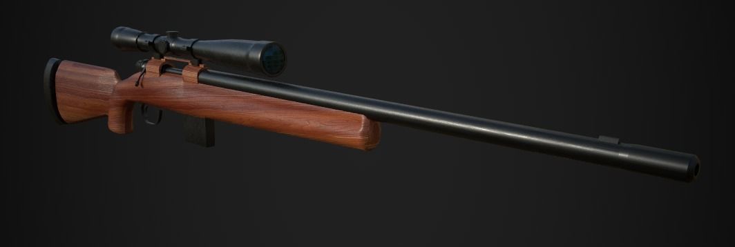 Weapon Pack Low-poly 3D model_28