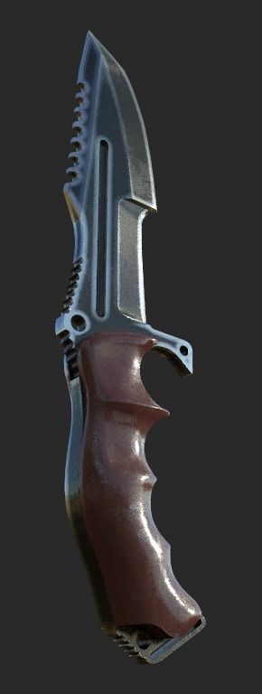 Weapon Pack Low-poly 3D model_7