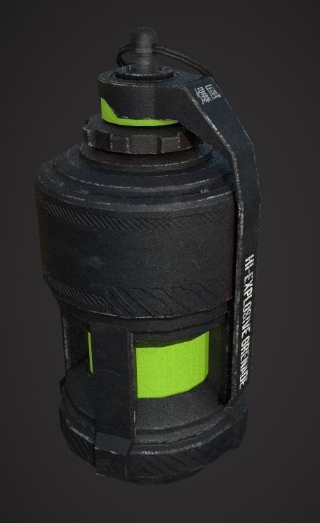 Weapon Pack Low-poly 3D model_135