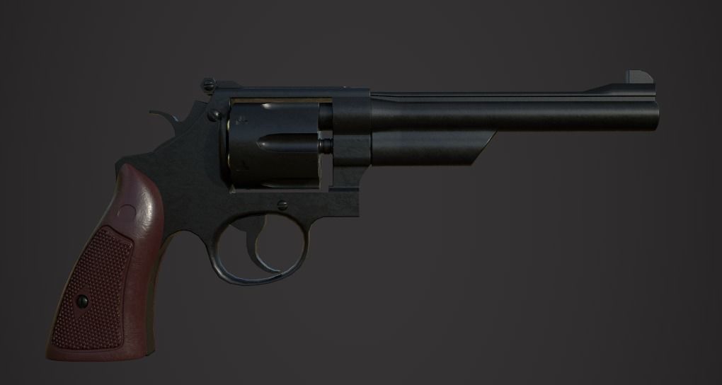 Weapon Pack Low-poly 3D model_136