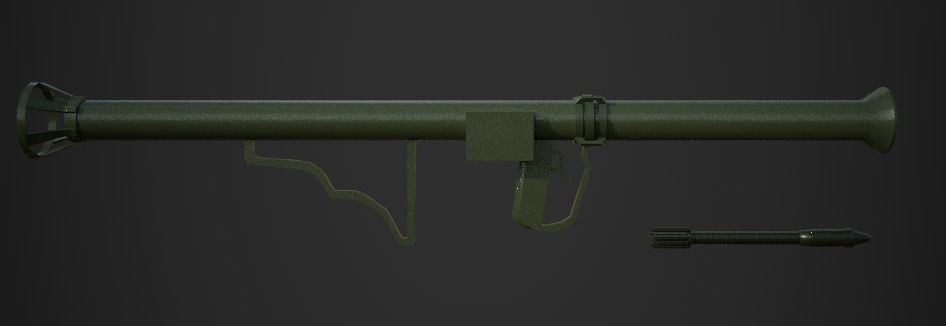 Weapon Pack Low-poly 3D model_118