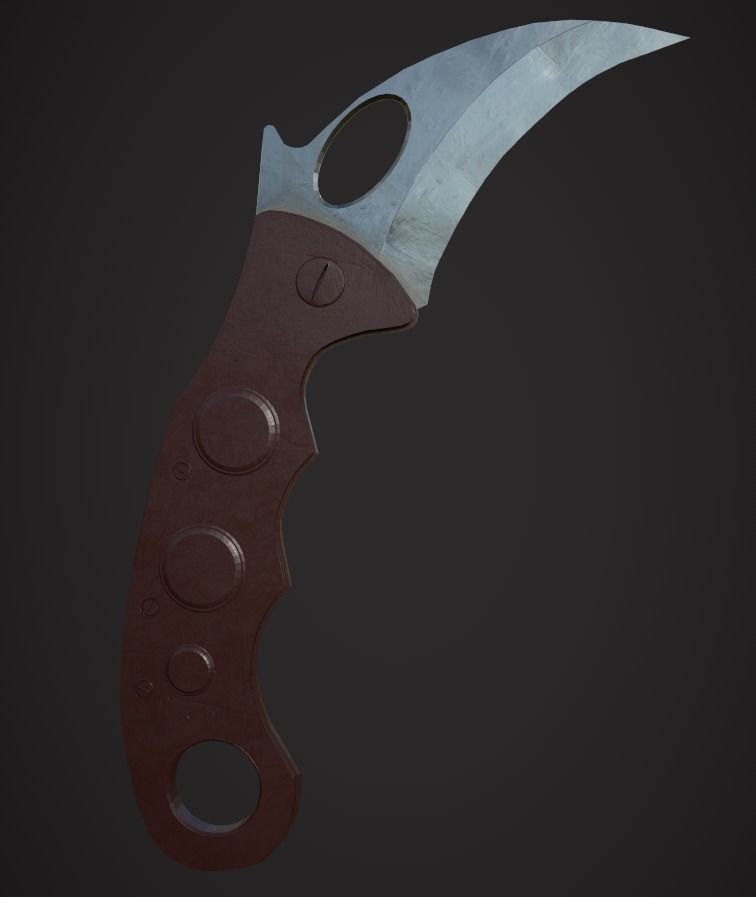 Weapon Pack Low-poly 3D model_51