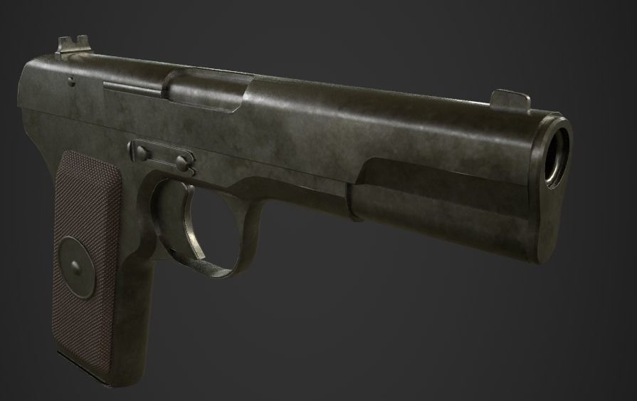 Weapon Pack Low-poly 3D model_144