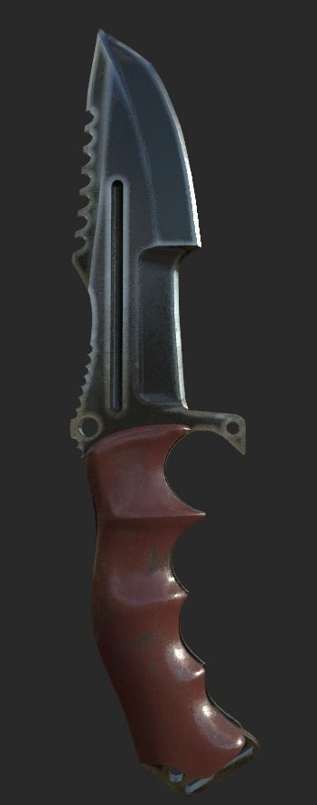 Weapon Pack Low-poly 3D model_73