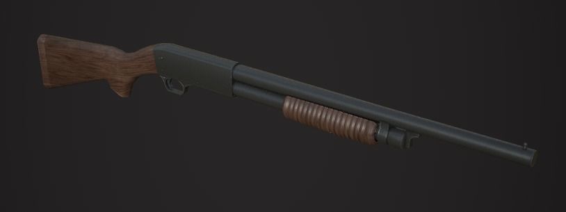 Weapon Pack Low-poly 3D model_32