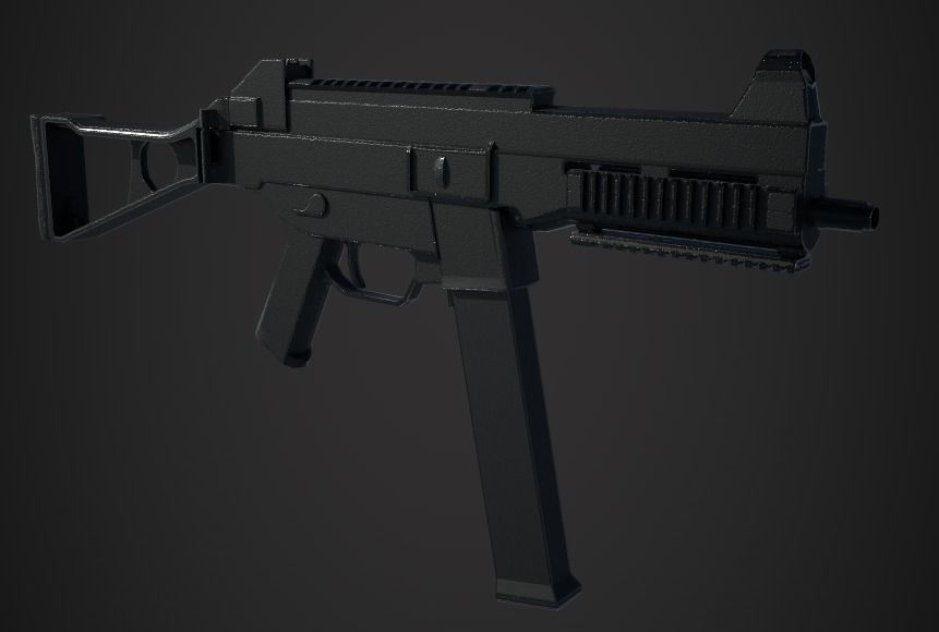 Weapon Pack Low-poly 3D model_146