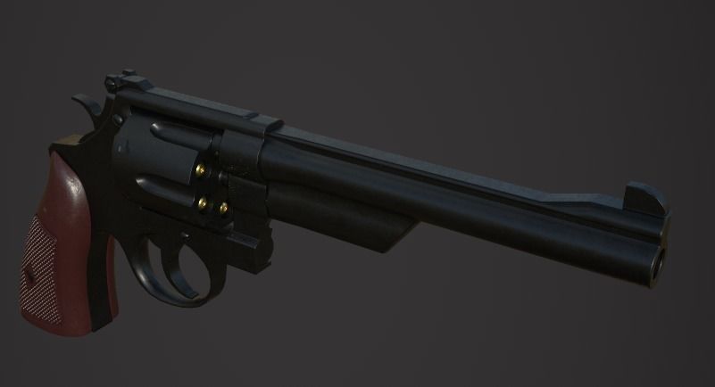 Weapon Pack Low-poly 3D model_87