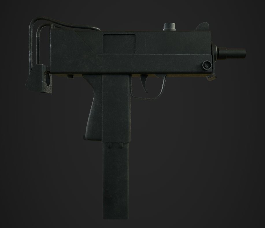 Weapon Pack Low-poly 3D model_132