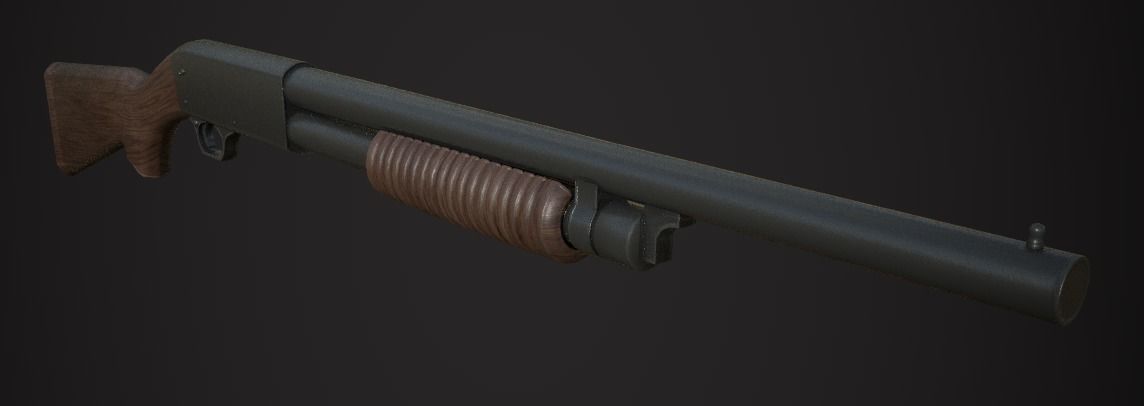 Weapon Pack Low-poly 3D model_130