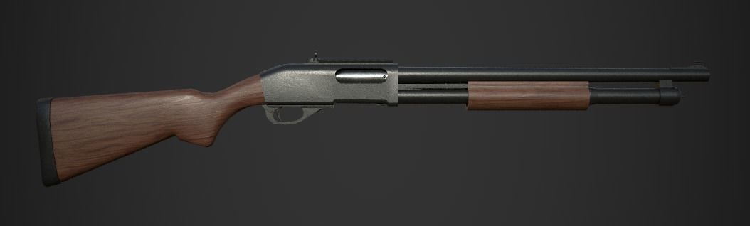 Weapon Pack Low-poly 3D model_44