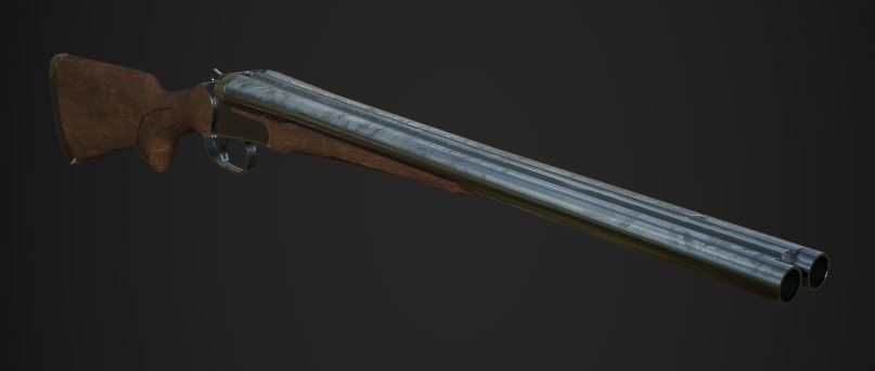 Weapon Pack Low-poly 3D model_55