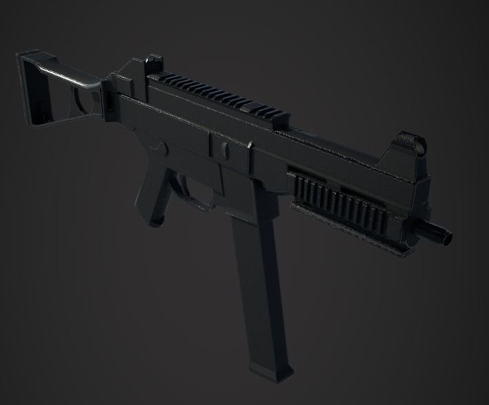 Weapon Pack Low-poly 3D model_147