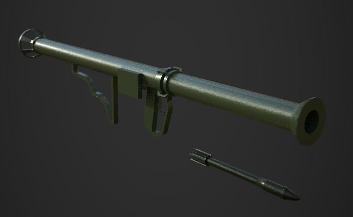 Weapon Pack Low-poly 3D model_125