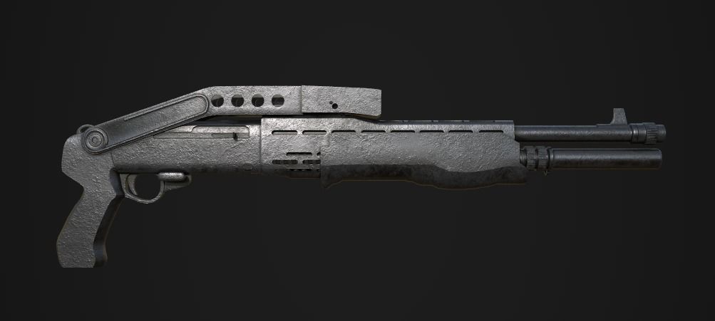 Weapon Pack Low-poly 3D model_94