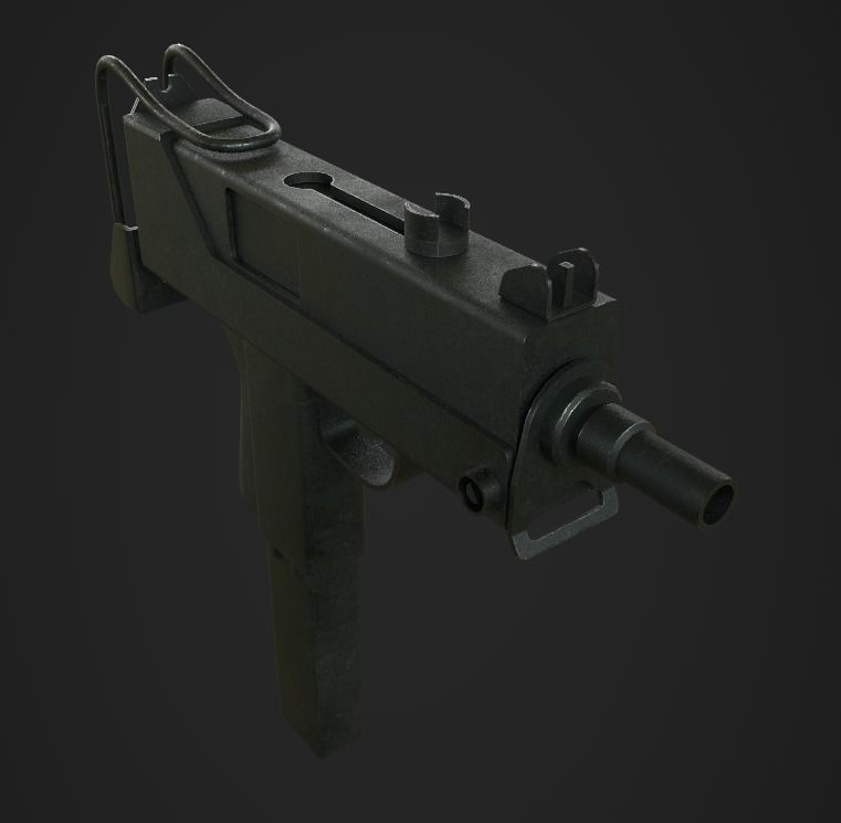Weapon Pack Low-poly 3D model_65