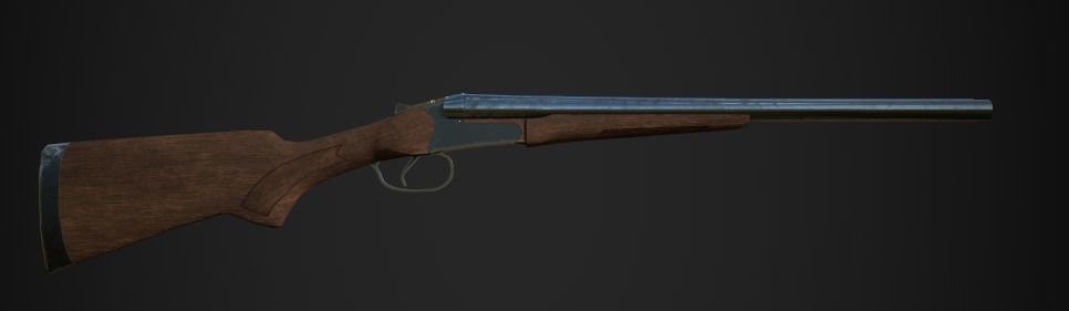 Weapon Pack Low-poly 3D model_12