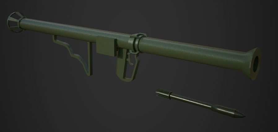 Weapon Pack Low-poly 3D model_121
