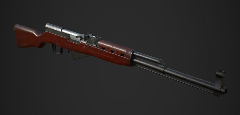 Weapon Pack Low-poly 3D model_45