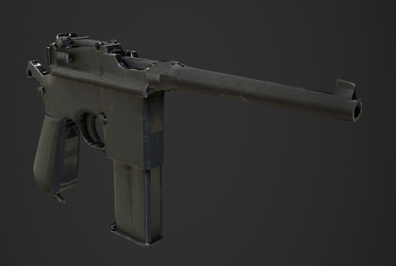 Weapon Pack Low-poly 3D model_67