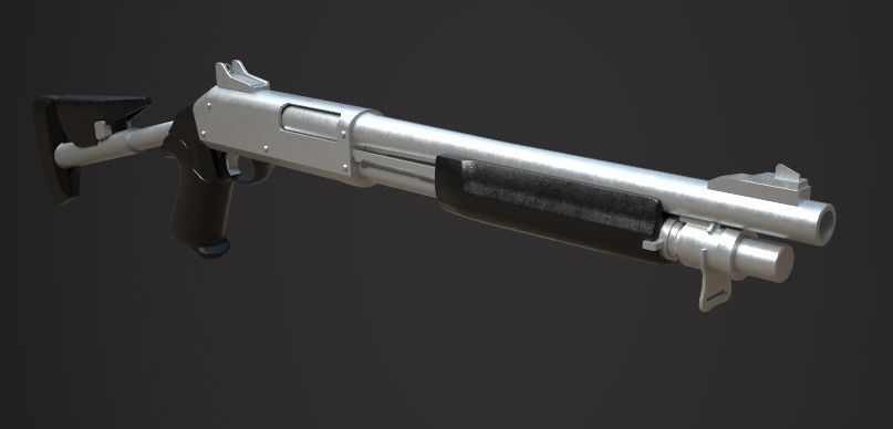 Weapon Pack Low-poly 3D model_110