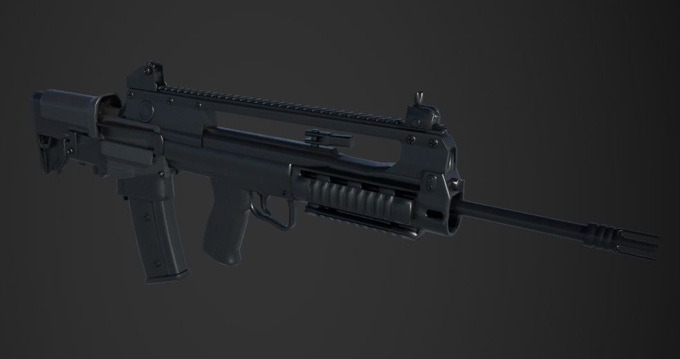 Weapon Pack Low-poly 3D model_46