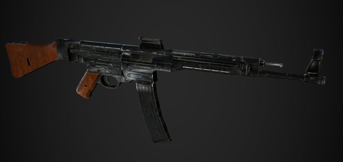 Weapon Pack Low-poly 3D model_38