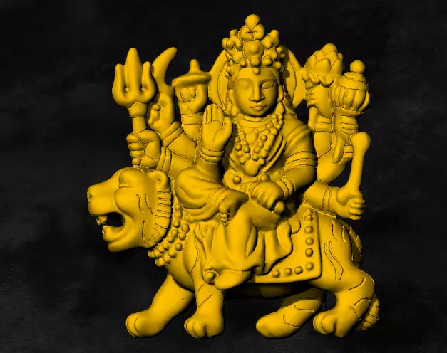 devi god 3D print model_0