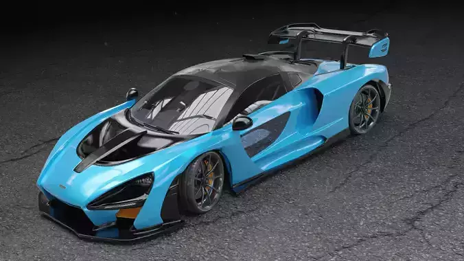 High-Poly McLaren Senna