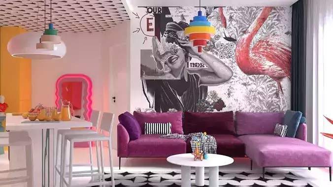 Pop-Art Flat Design FGM