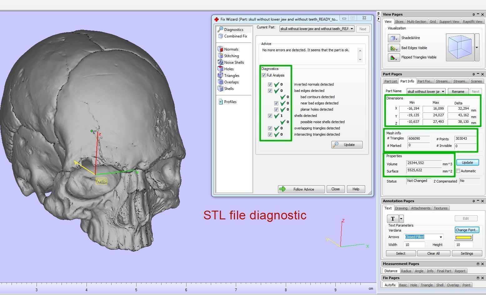 Skull detailed 3D print model_34