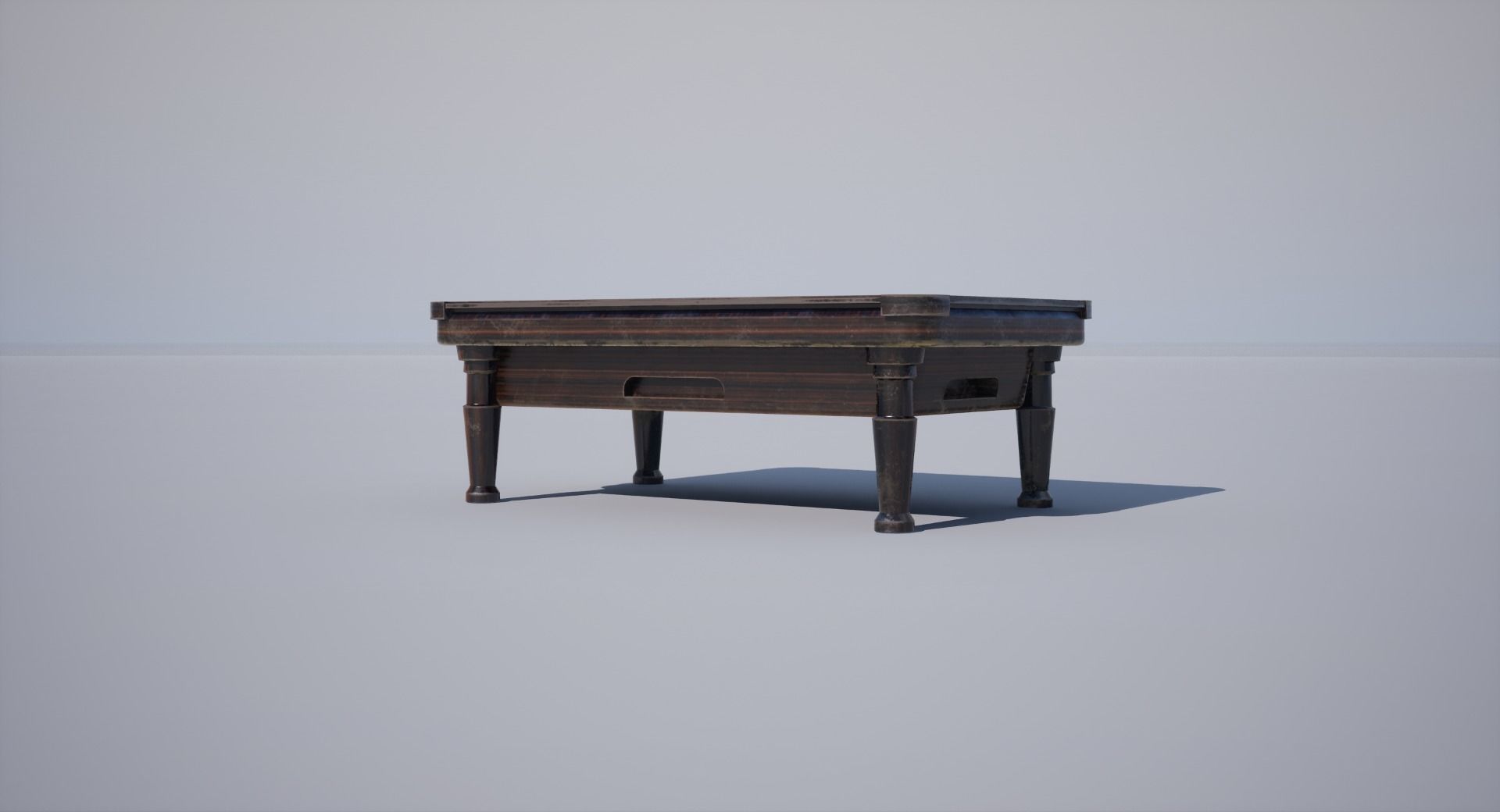 Pool Table Low-poly 3D model_6