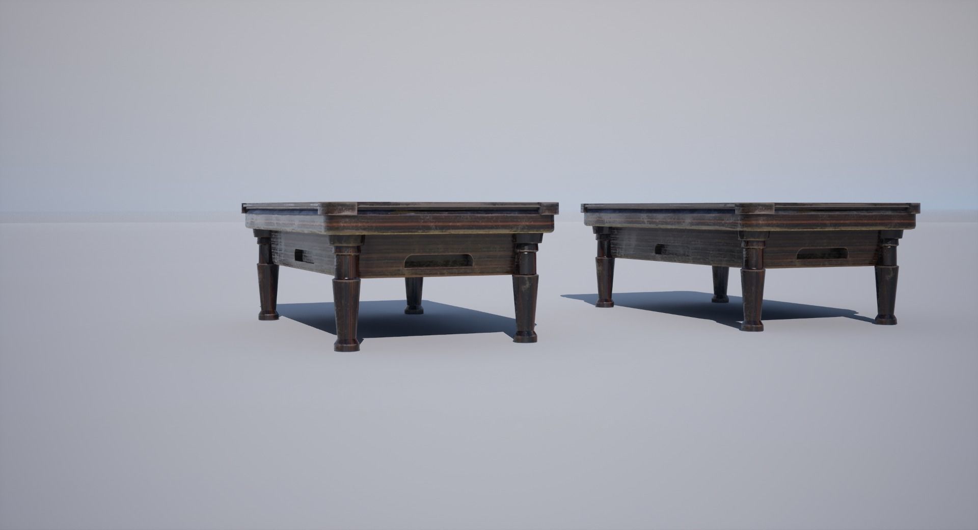 Pool Table Low-poly 3D model_8