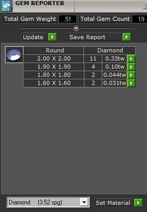 Diamond signet ring 3458 3D print model 3D print model_8