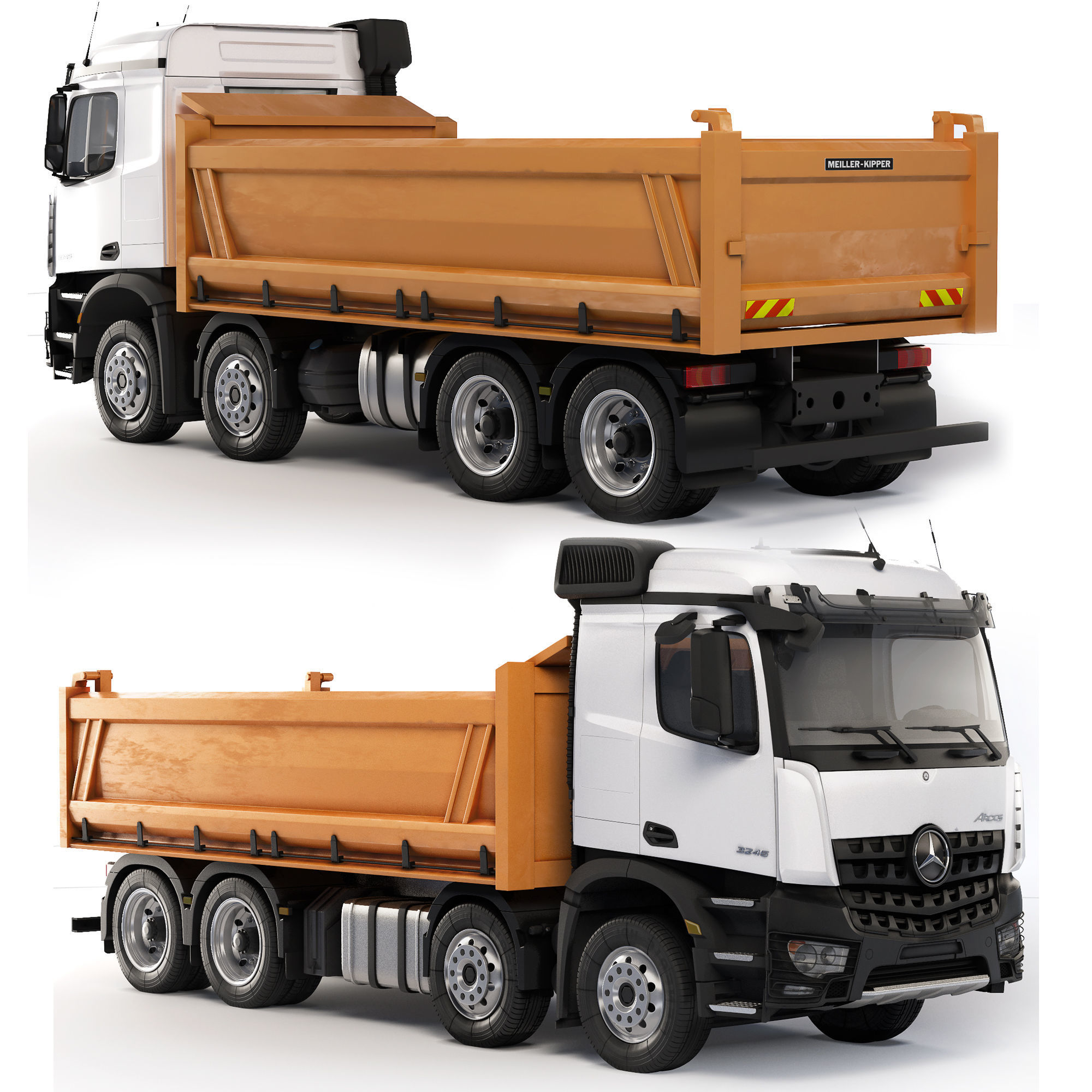 Mercedes-Benz Arocs 3245 tipper 2021 3D model_3