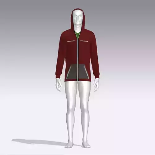 Hoodie mannequin wearing
