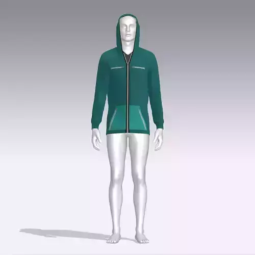 Hoodie mannequin wearing