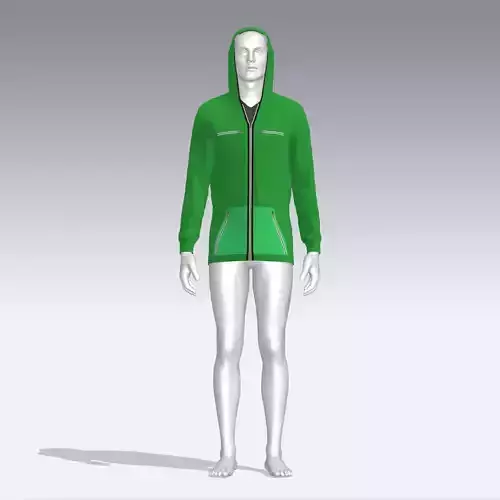 Hoodie mannequin wearing