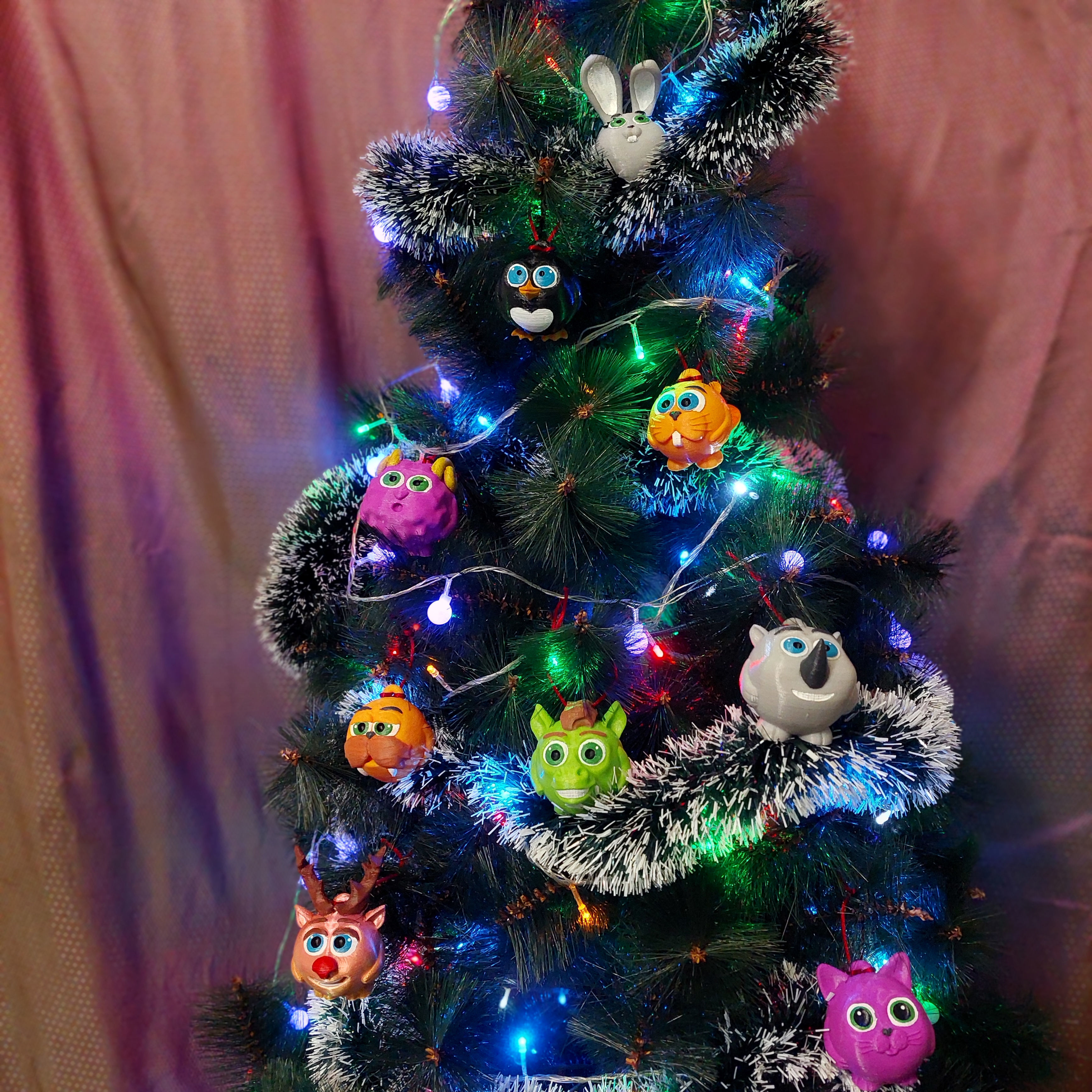 Round animals collection Cat 3D print model_1