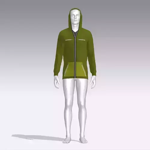 Hoodie mannequin wearing