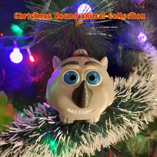 Round animals collection Rhino 3D print model Round animals collection Rhino 3D print model