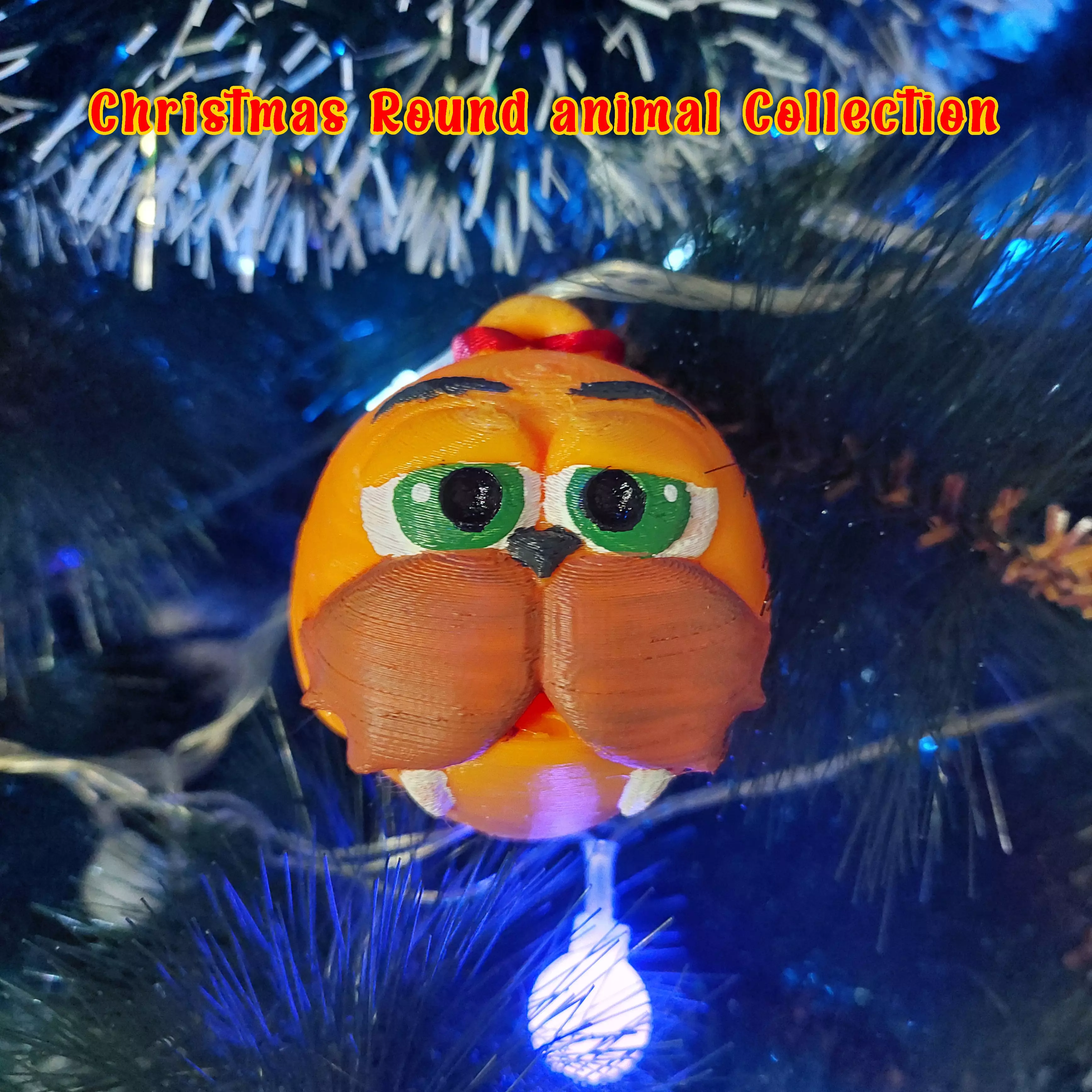 Round animals collection Walrus 3D print model_0