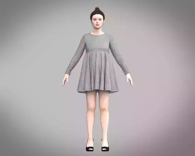 Maternity long sleeve dress