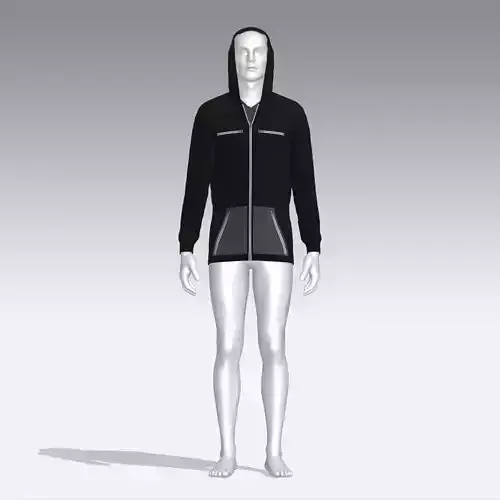 Hoodie mannequin wearing