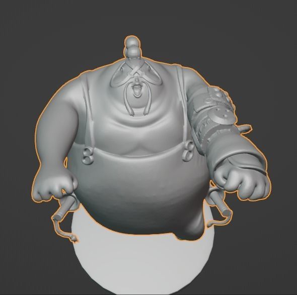 One Piece Wano Queen 3D print model_4