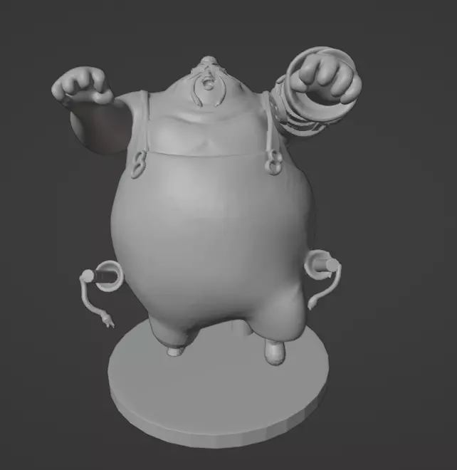 One Piece Wano Queen 3D print model_0