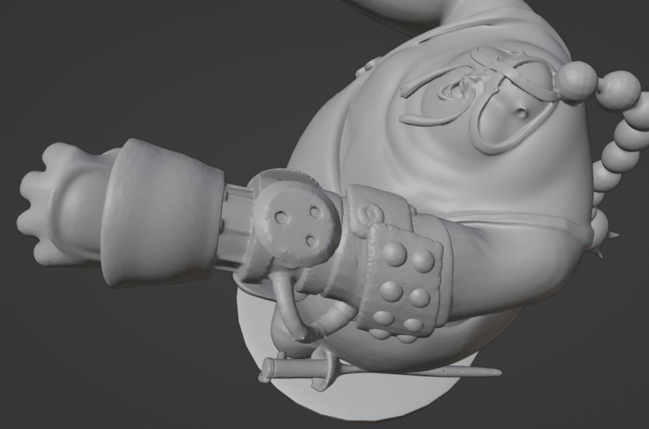 One Piece Wano Queen 3D print model_3