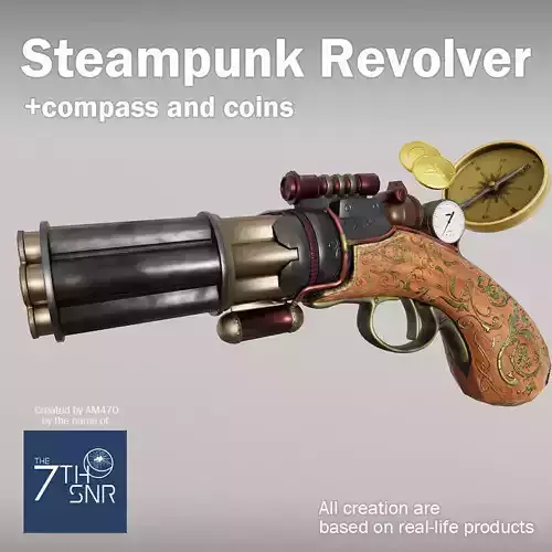 Steampunk Revolver