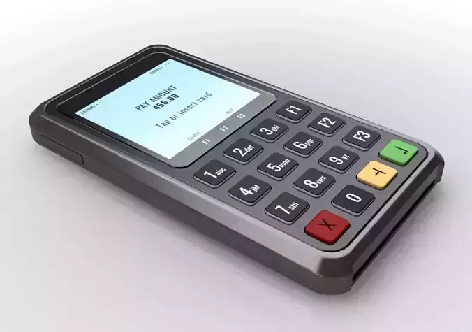 Card Machine POS 3D model